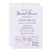 Dibujo a Mano Bridal Shower