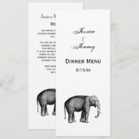 Dibujo Antiguo de Elefante