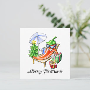 Invitación Dibujo de divertida Personalizado Chili de Feliz N