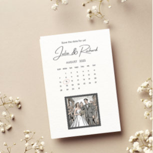 Invitación Dibujo de pareja de estilo cómico para guardar la 