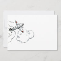 Dibujo pasado de moda del aeroplano