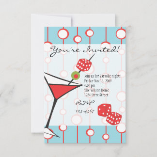 Invitación Dice Martini