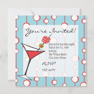 Invitación Dice Martini