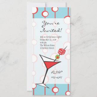 Invitación Dice Martini