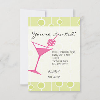 Invitación Dice Martini