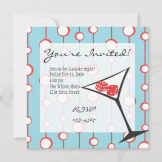 Invitación Dice Martini