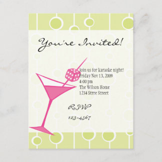 Invitación Dice Martini One