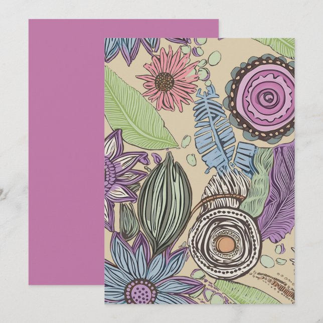 Invitación Dicha Botánica (Anverso / Reverso)