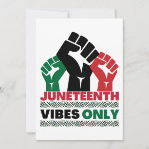 Invitación Diecinueve vibes solamente melanina hombres mujere