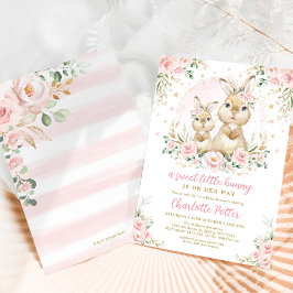Invitación Diferencial de cumpleaños I de Conejo de Verdor Cu