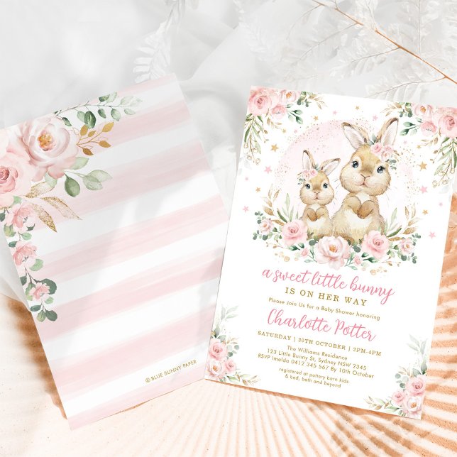 Invitación Diferencial de cumpleaños I de Conejo de Verdor Cu (Subido por el creador)