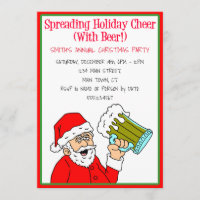 Difusión de alegría navideña y cerveza invitada