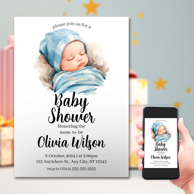 Invitación digital de Baby Shower (Subido por el creador)
