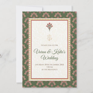 Invitación digital de boda india como invitados hi