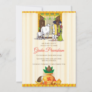 Invitación digital de inauguración de casa en Telu