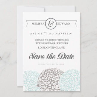 Invitación Digital Elegante Acuática Floral para G