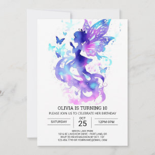 Invitación Digital Fairy Garden Birday Magic