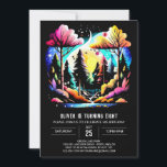 Invitación Digital In the Woods Kids Birthday<br><div class="desc">Embarque en una aventura digital con nuestra Invitación de cumpleaños Digital Into the Woods Kids. Esta invitación capta el espíritu de los bosques en un formato virtual-amigable, con juguetonas criaturas de bosques y colores vibrantes. La perfecta transición del bosque al ámbito digital le aporta un toque de creatividad y encanto...</div>