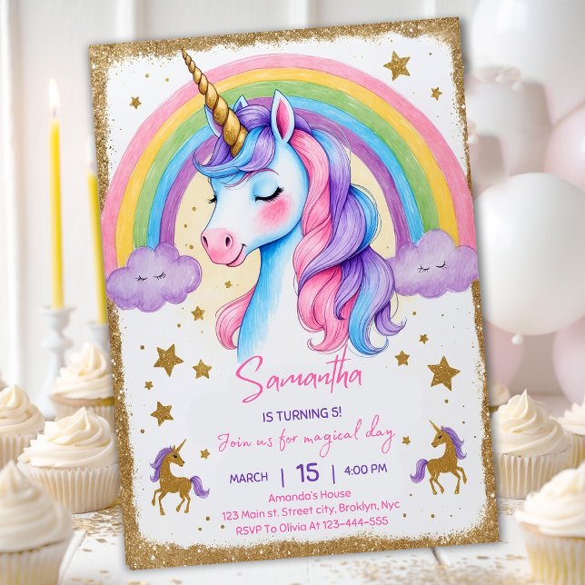 Invitación Digital Invi de la fiesta de cumpleaños de Chica a (Subido por el creador)