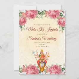 invitación Digital Mata ki Chowki y Mata Jagrata