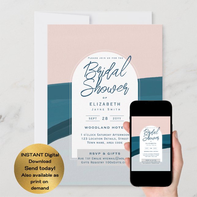 Invitación digital para fiesta de regalos para la  (Subido por el creador)