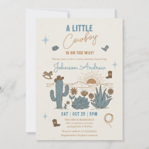 Invitación digital personalizada para baby shower 