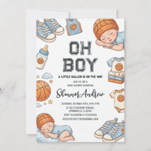 Invitación digital personalizada para baby shower