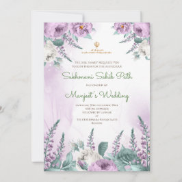 Invitación Digital Sukhmani Path e invitación Akha