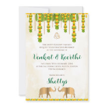 Invitación digital Telugu e invitación de boda ind