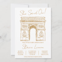 Dijo Oui Paris, Arco de Triunfo, Ducha de Novias