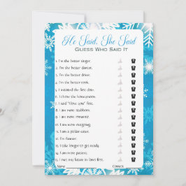 Invitación Dijo Que Dijo Que Era Un Juego De Ducha De Novias