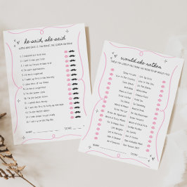 Invitación Dijo que dijo y que preferiría jugar a cartas