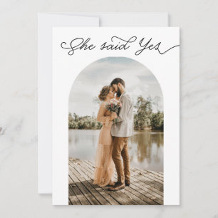 Invitación Dijo Que Sí Ducha De Matrimonio De Fotografía De P