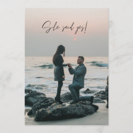 Invitación Dijo Que Sí, Fiesta De Compromiso De Fotografías D