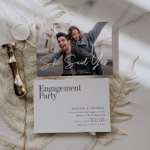 Invitación dijo que sí, fotografía de escritura moderna