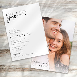 Invitación Dijo Que Sí Script Photo Briower