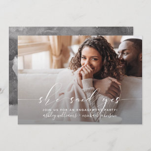 Invitación Dijo Sí, Partido de compromiso de código QR de cal