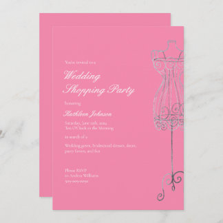 Invitación Dile sí al Fiesta de compras de la dama de honor