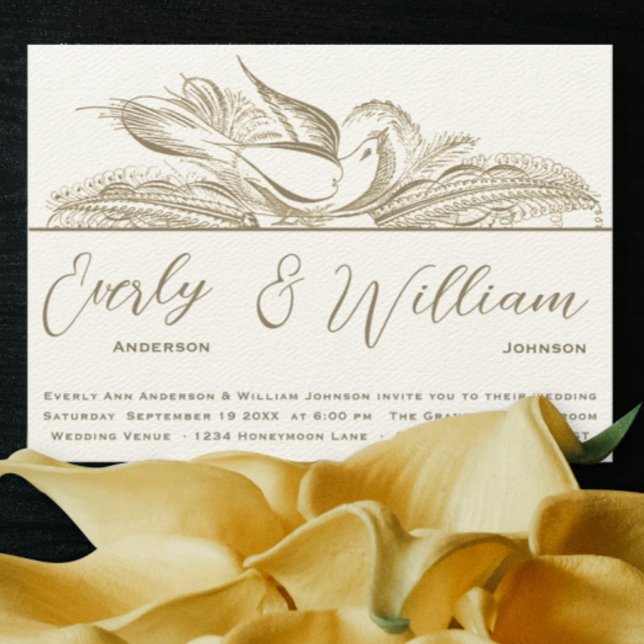 INVITACIÓN DINERO VIEJO, AVES DE AMOR, (Subido por el creador)