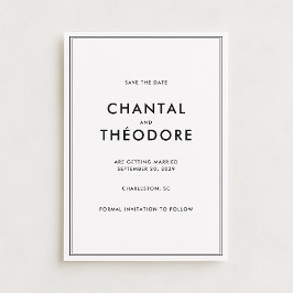 Invitación Dinero viejo | Lujo tranquilo | Negro y fuera de b