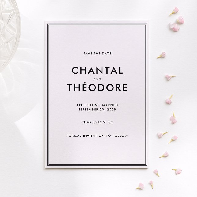 Invitación Dinero viejo | Lujo tranquilo | Negro y fuera de b (Subido por el creador)