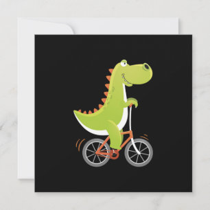Invitación Dino Bicicleta Bicicleta Bicicleta Bicicleta Regal