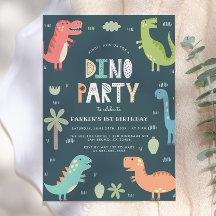 Dino Fiesta | Cumpleaños de Primeros Cumpleaños de