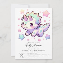 Invitación Dino Majestic Dinosaur Baby Shower