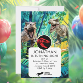 Invitación DINO NIÑO ROAR-some