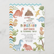 Dinosaurio acuarela de estómago chomp parte de cum