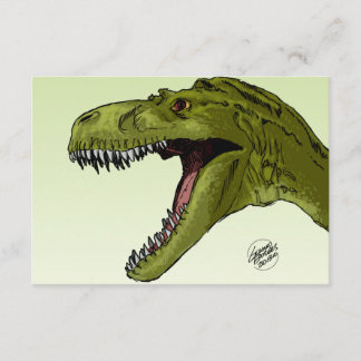 Invitación Dinosaurio del rugido T-Rex de Geraldo Borges