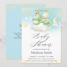 Dinosaurios de bebé durmiente niño pequeño Baby Sh