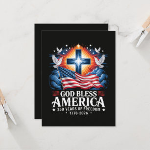 Invitación Dios Bendiga a América 250 Años 1776-2026