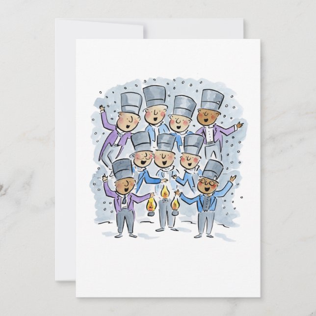 Invitación Dios descanse usted dulce caballeros (Anverso)